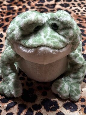 Ganz Webkinz Spotted Frog Plush Toy - No Tag and No Code